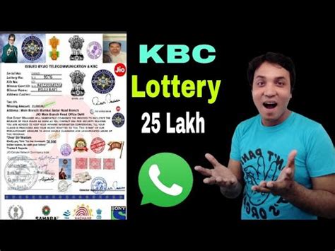 kbc lottery winner 2024 25 lakh list today jio .